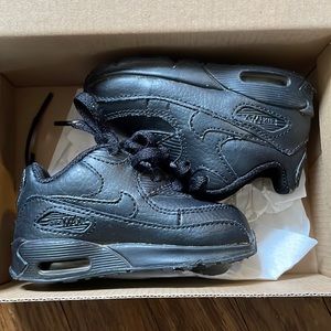 Nike Air Max 90 Toddler Size 4.5C Black Sneakers